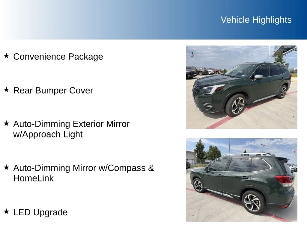 Used 2024 Green Subaru Touring image 5