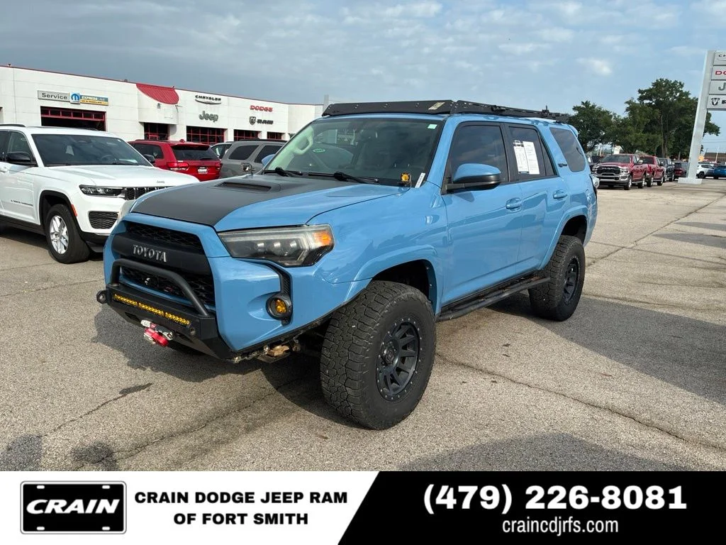 Used 2018 Blue Toyota TRD Pro image 1