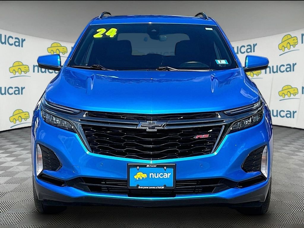 Used 2024 Riptide Blue Metallic Chevrolet RS image 2
