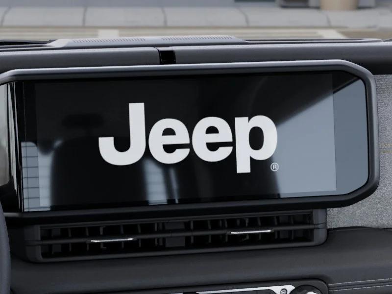 New 2025 Bright White Clear-Coat Exterior Paint Jeep Sahara image 57