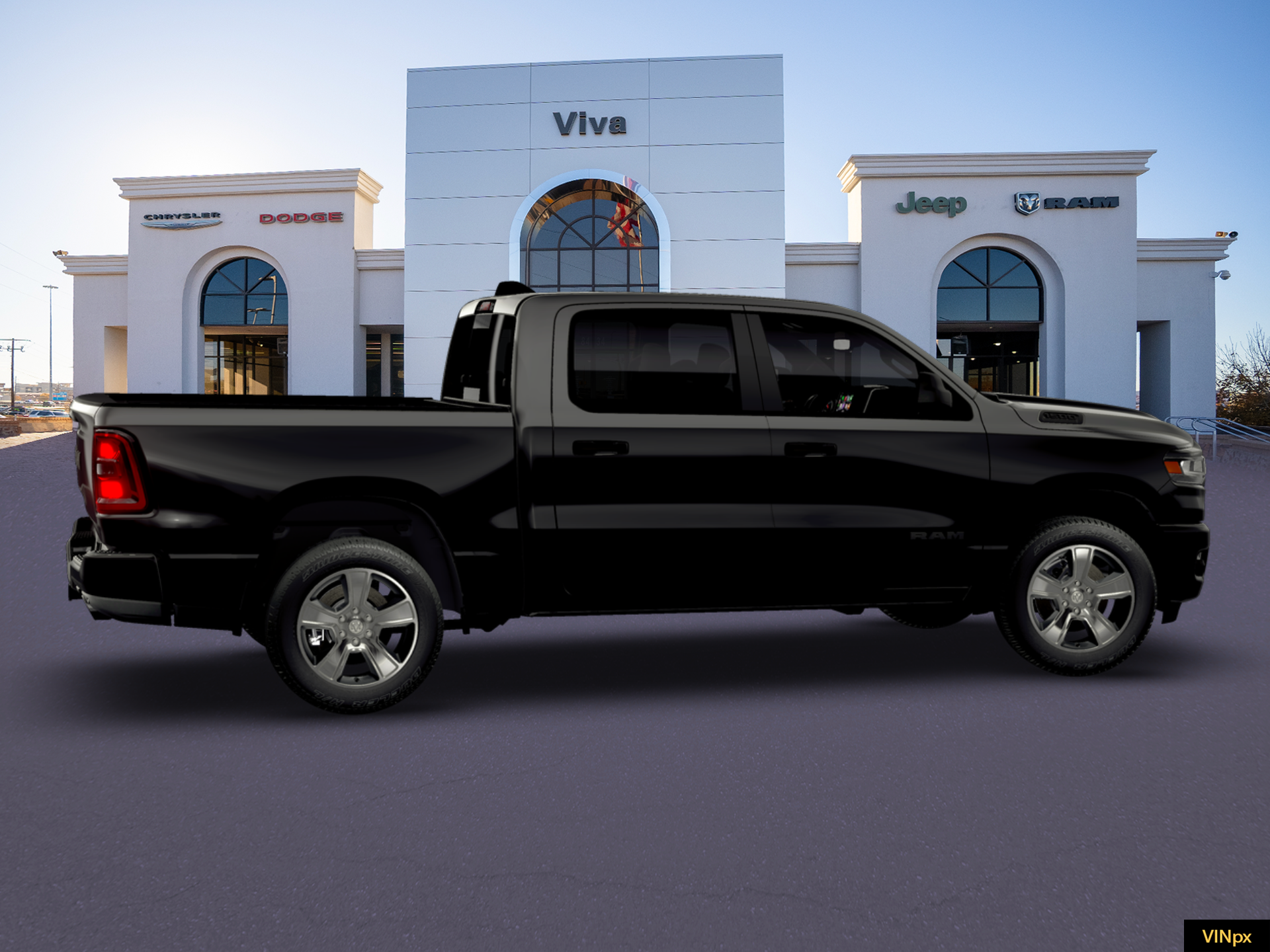 New 2026 Diamond Black Crystal Pearlcoat RAM Express image 15