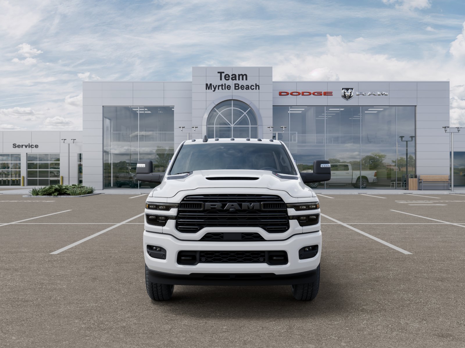 New 2026 Bright White Clear-Coat Exterior Paint RAM Laramie image 32