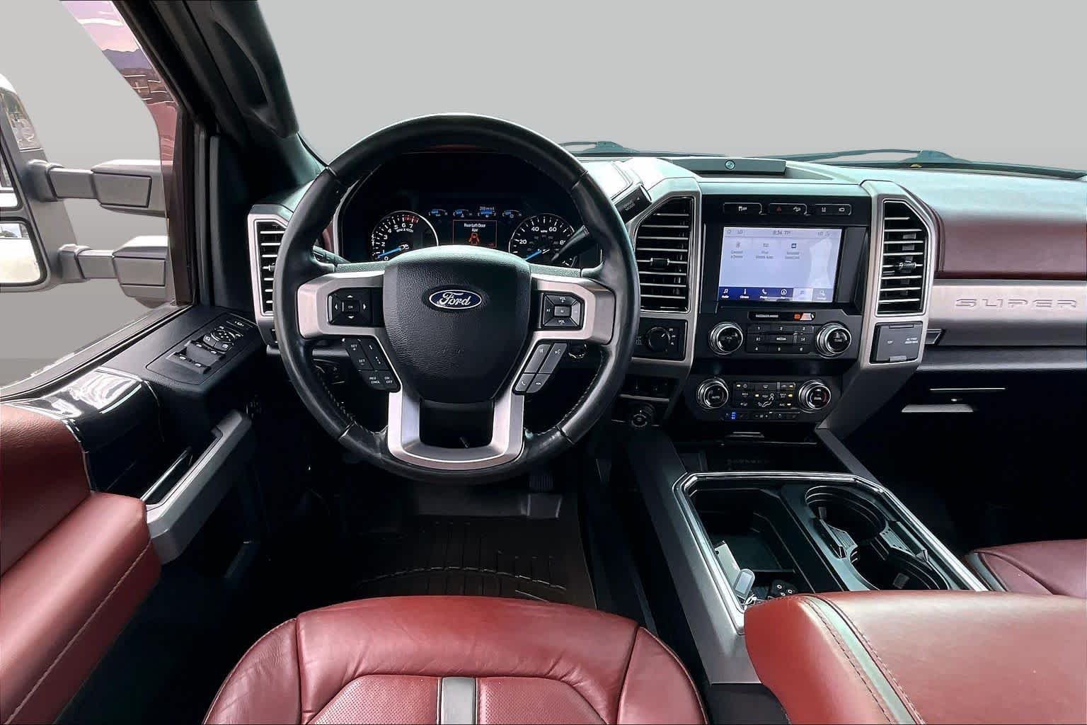 Used 2020 Star White Metallic Tri-Coat Ford Platinum image 6