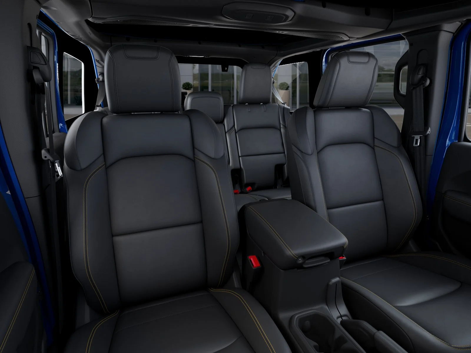 New 2026 Hydro Blue Pearl-Coat Exterior Paint Jeep Sahara image 39