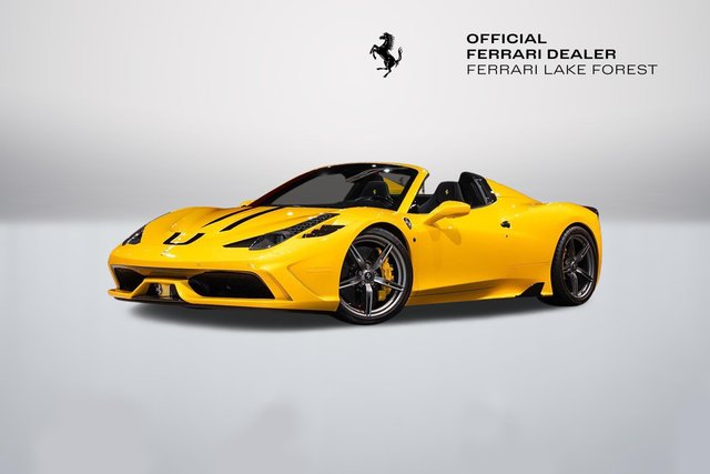 Certified Pre-Owned 2015 Ferrari 458 Speciale A 2D Convertible