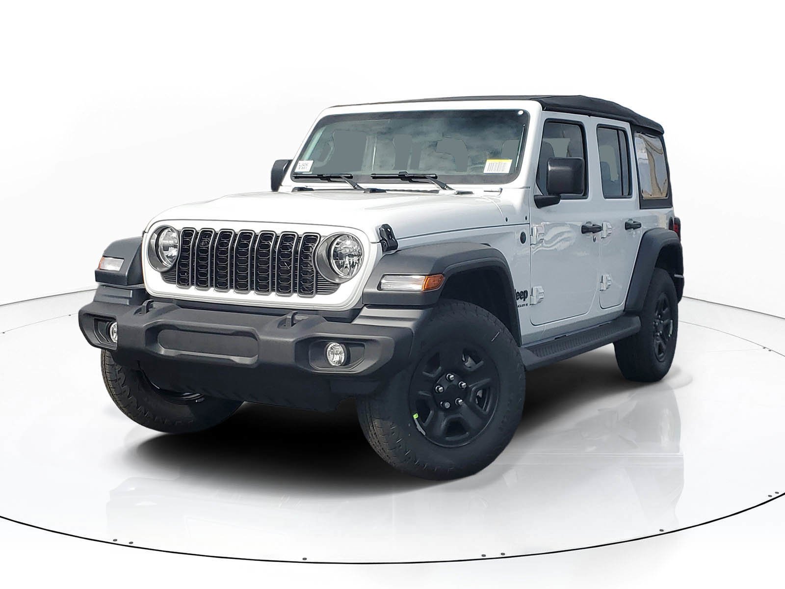 New 2026 Bright White Clear-Coat Exterior Paint Jeep Sport image 2