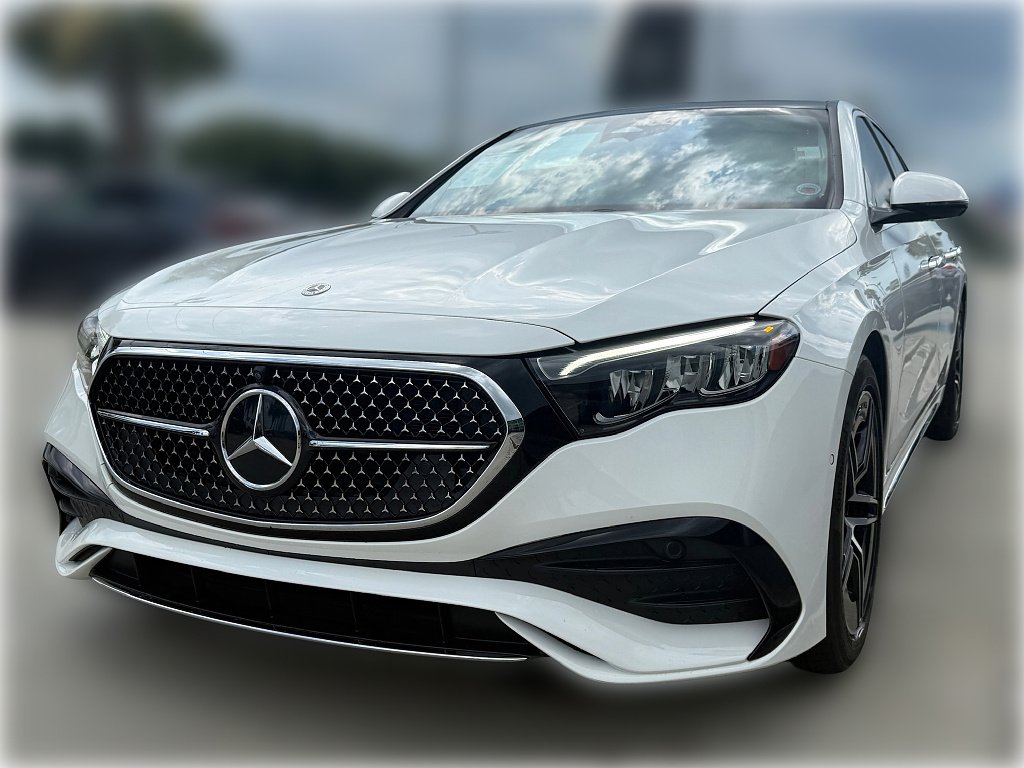 Used 2024 Polar White Mercedes-Benz E 350 4MATIC® image 3