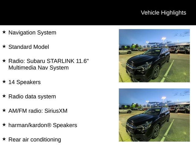 Used 2024 Black Subaru Touring image 8
