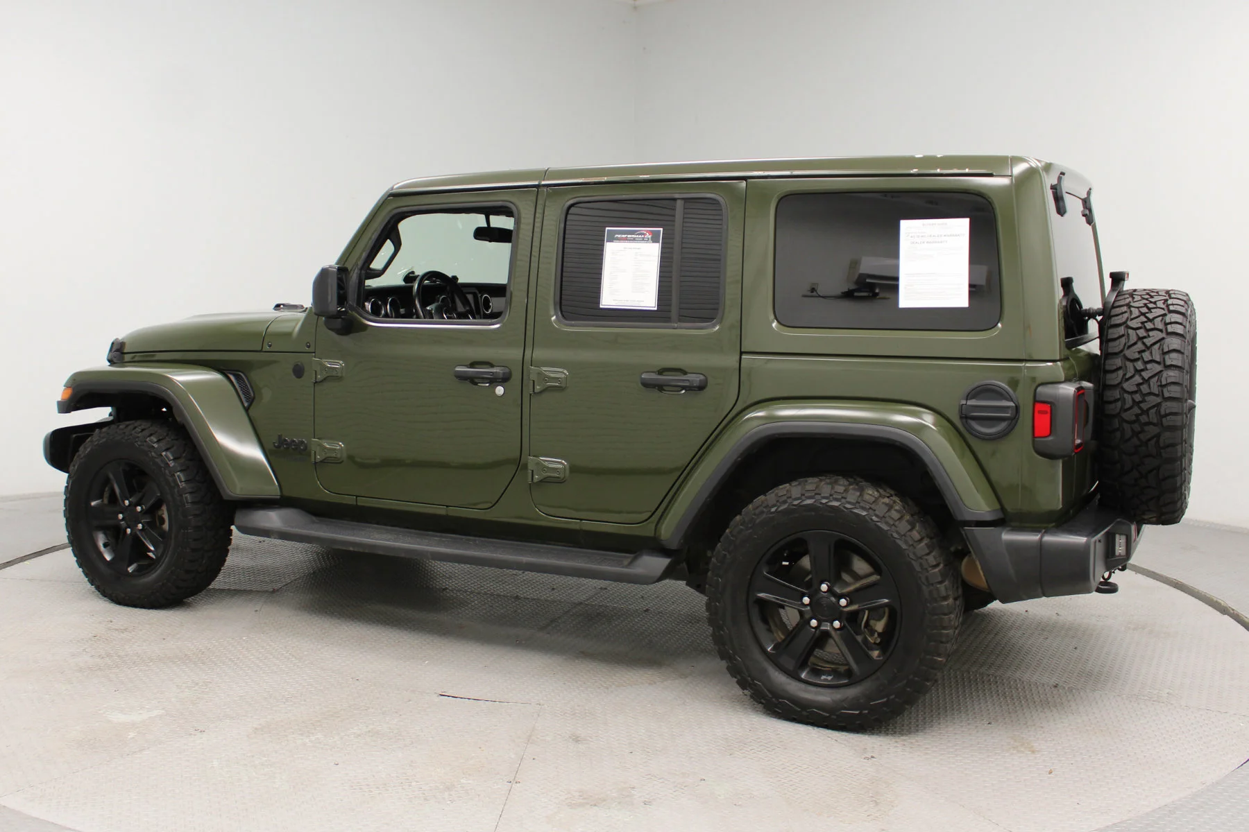 Used 2021 Sarge Green Clearcoat Jeep Sahara Altitude 4x4 image 32