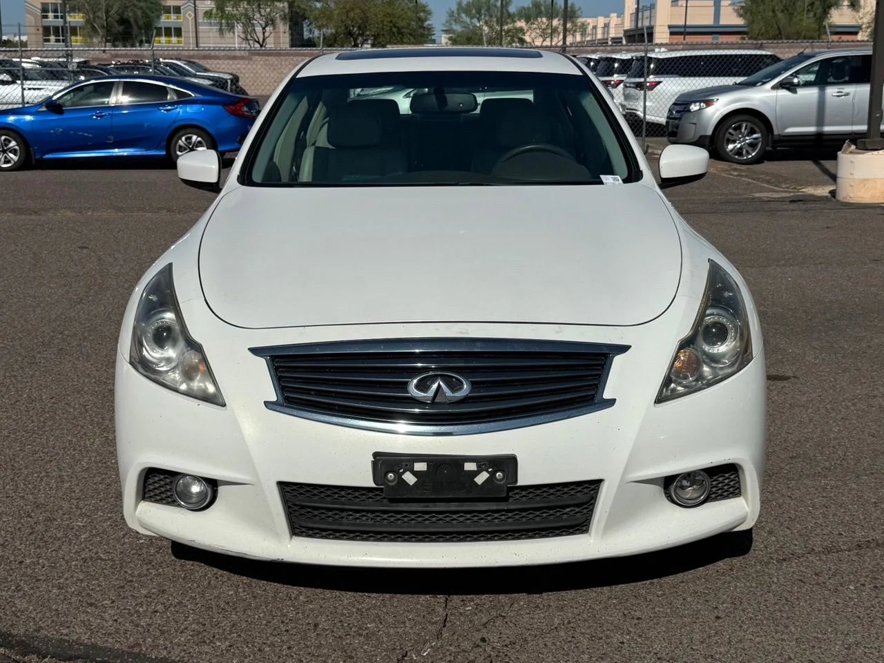 Used 2012 Moonlight White INFINITI X image 1