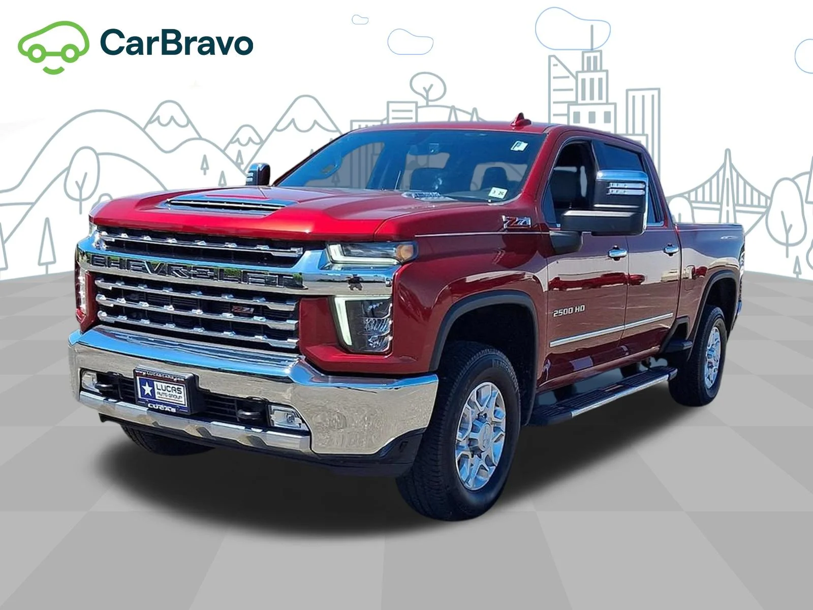 Used 2021 CHERRY RED TINTCOAT Chevrolet LTZ image 33