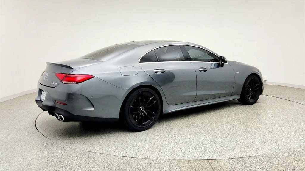 Used 2021 Selenite Grey Metallic Mercedes-Benz AMG® CLS 53 4MATIC+ Coupe w/ Nappa Leather & Driver Assist Pkg image 5