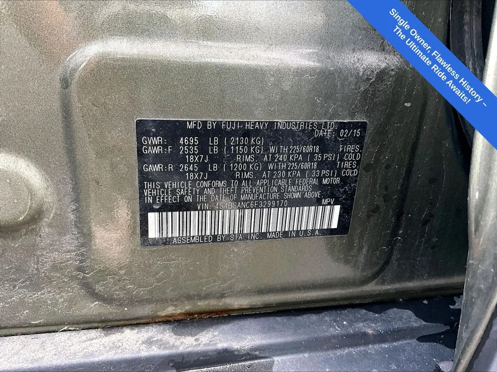 Used 2015 Green Subaru 2.5i image 4