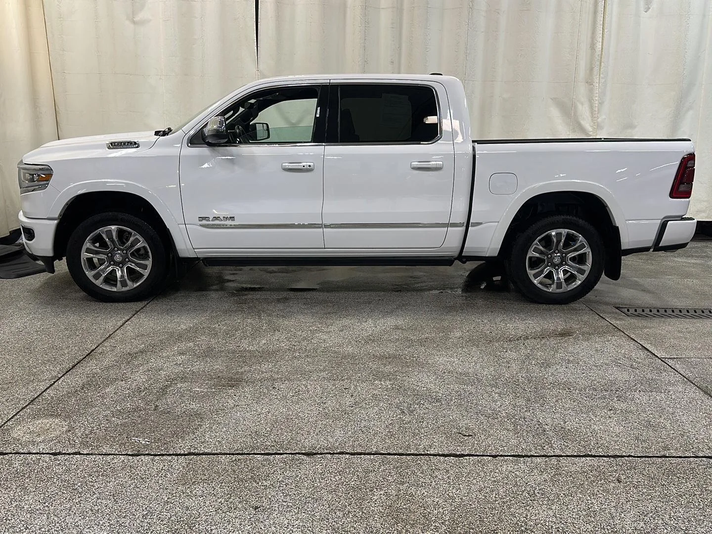 Used 2023 Bright White Clearcoat Ram Limited image 2