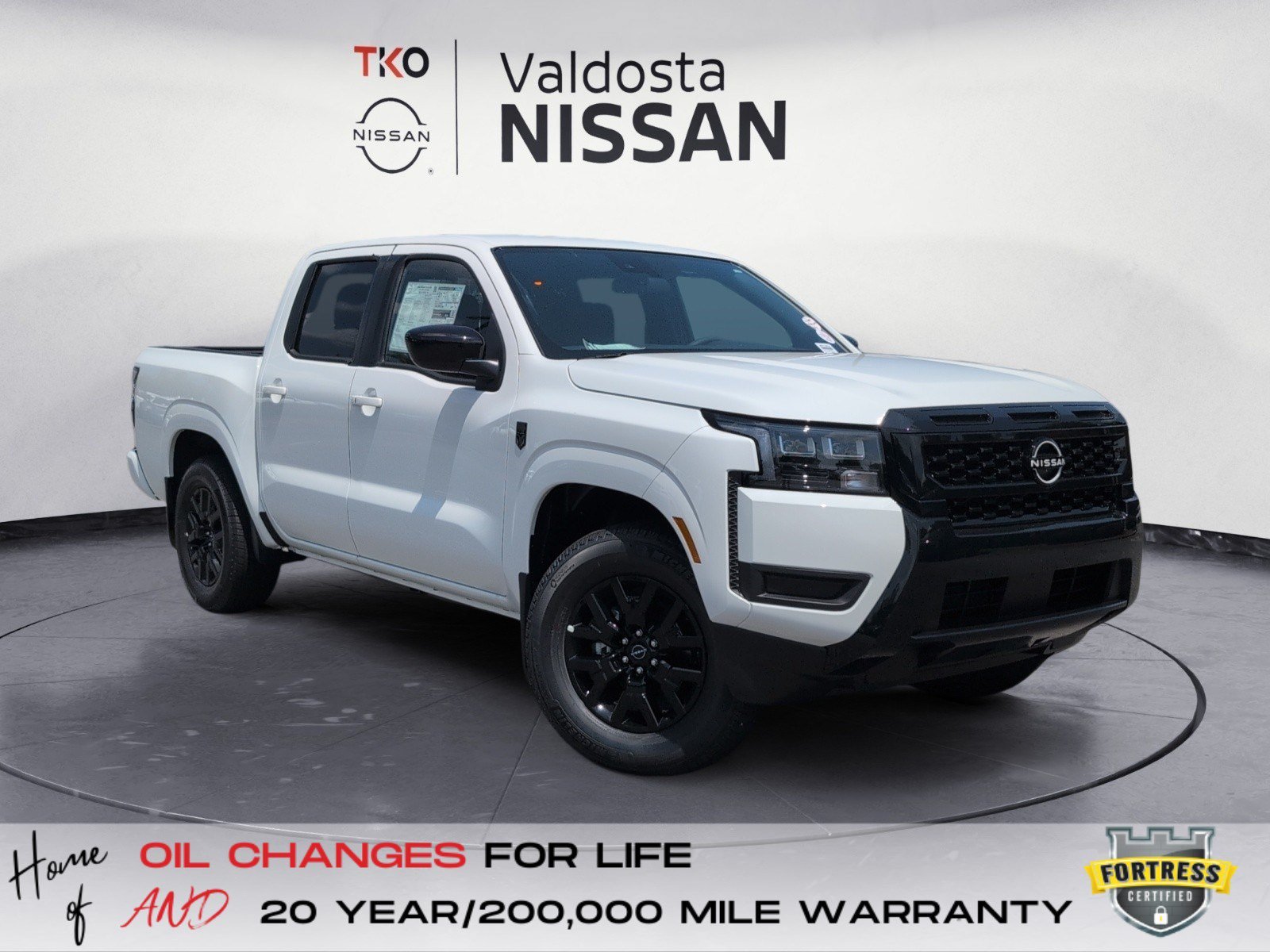 New 2026 Glacier White Nissan Crew Cab SV image 1