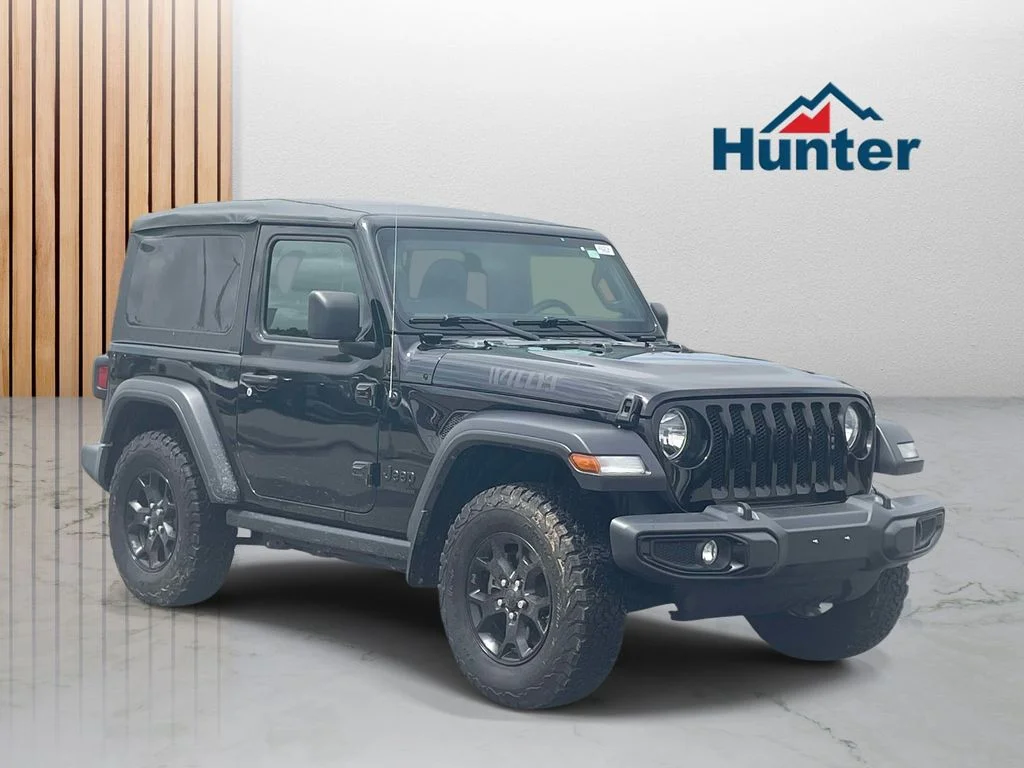 Used 2021 Black Clearcoat Jeep Willys Sport image 1