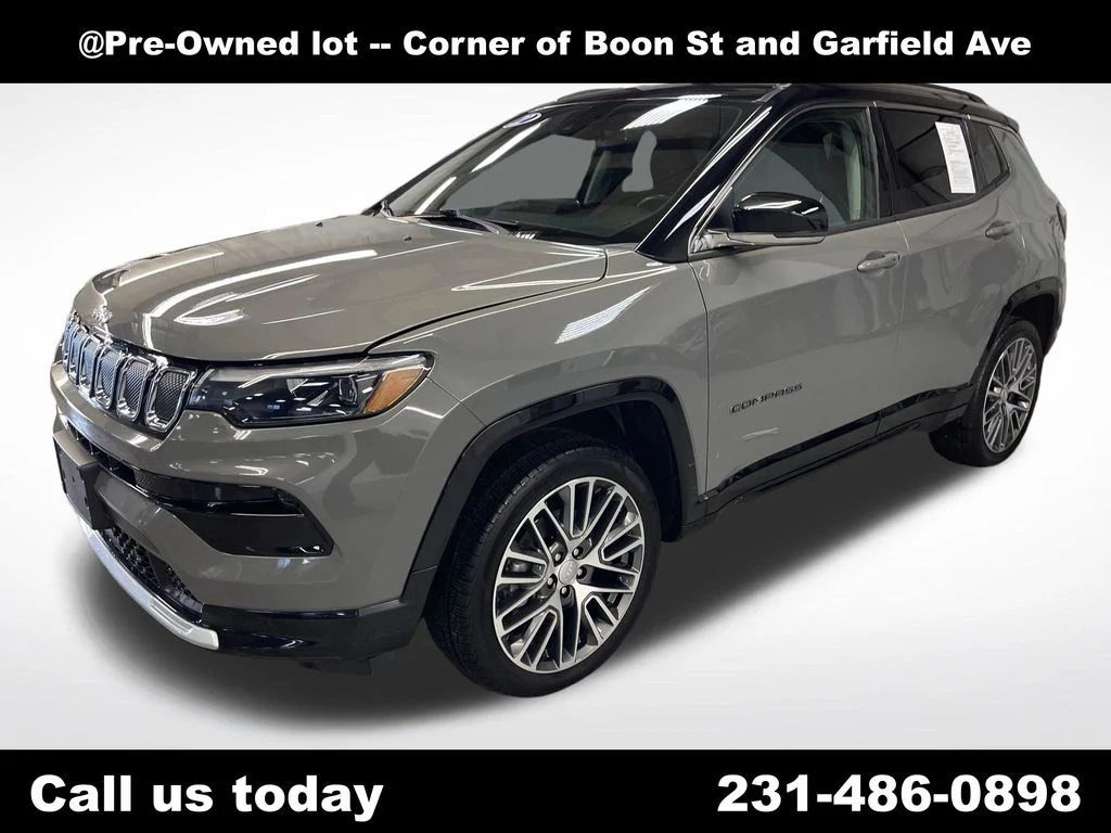 Used 2022 Gray Jeep Limited image 1