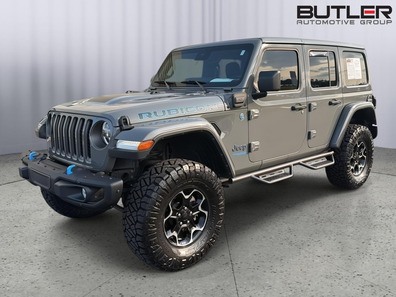 Used 2021 Sting-Gray Clearcoat Jeep Unlimited Rubicon image 1