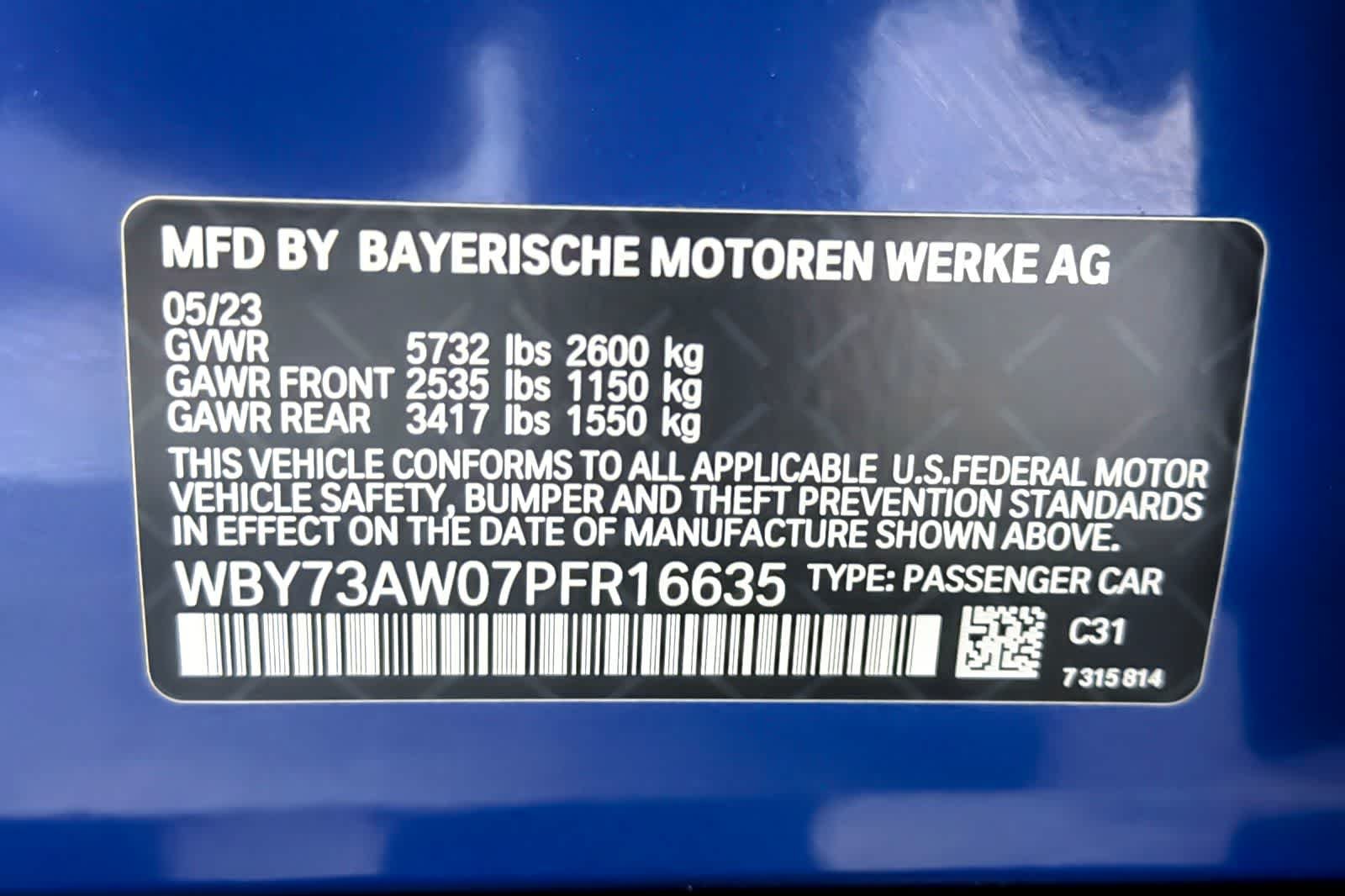 Used 2023 Portimao Blue Metallic BMW eDrive40 image 29