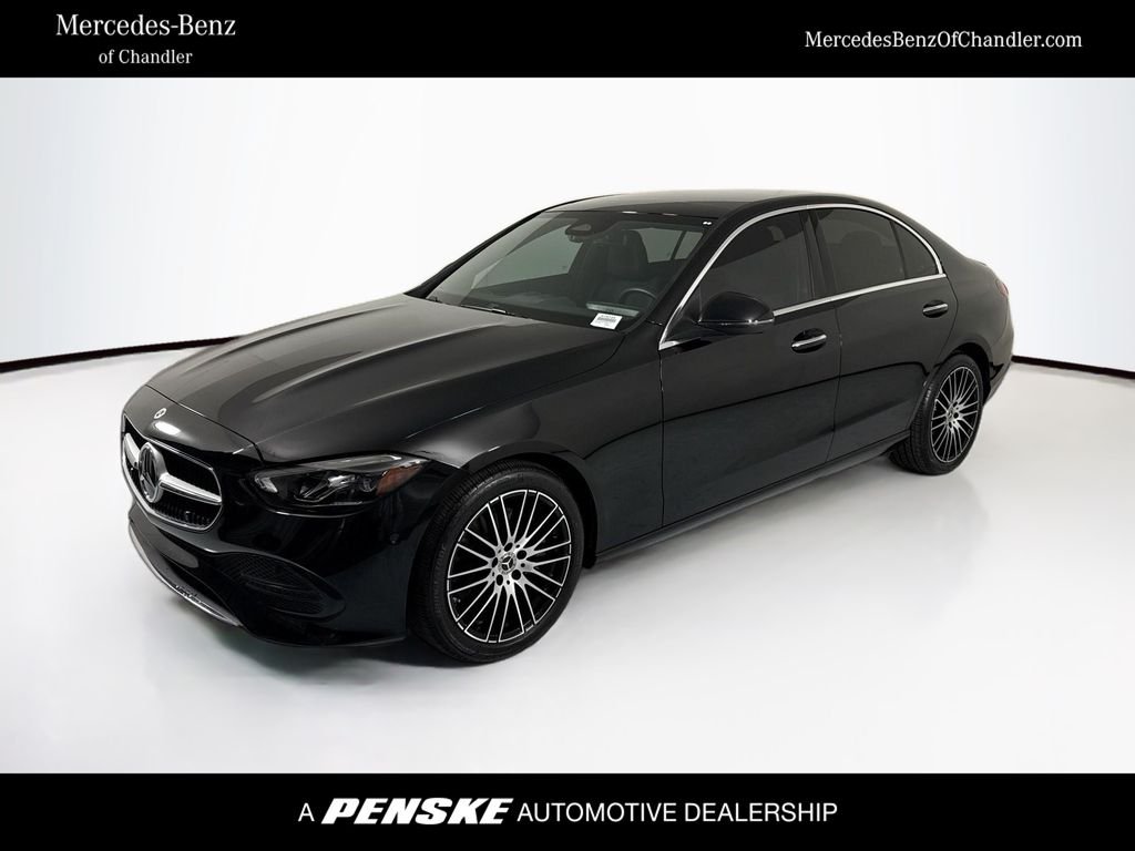 Certified Used 2025 Black Mercedes-Benz C 300 image 1