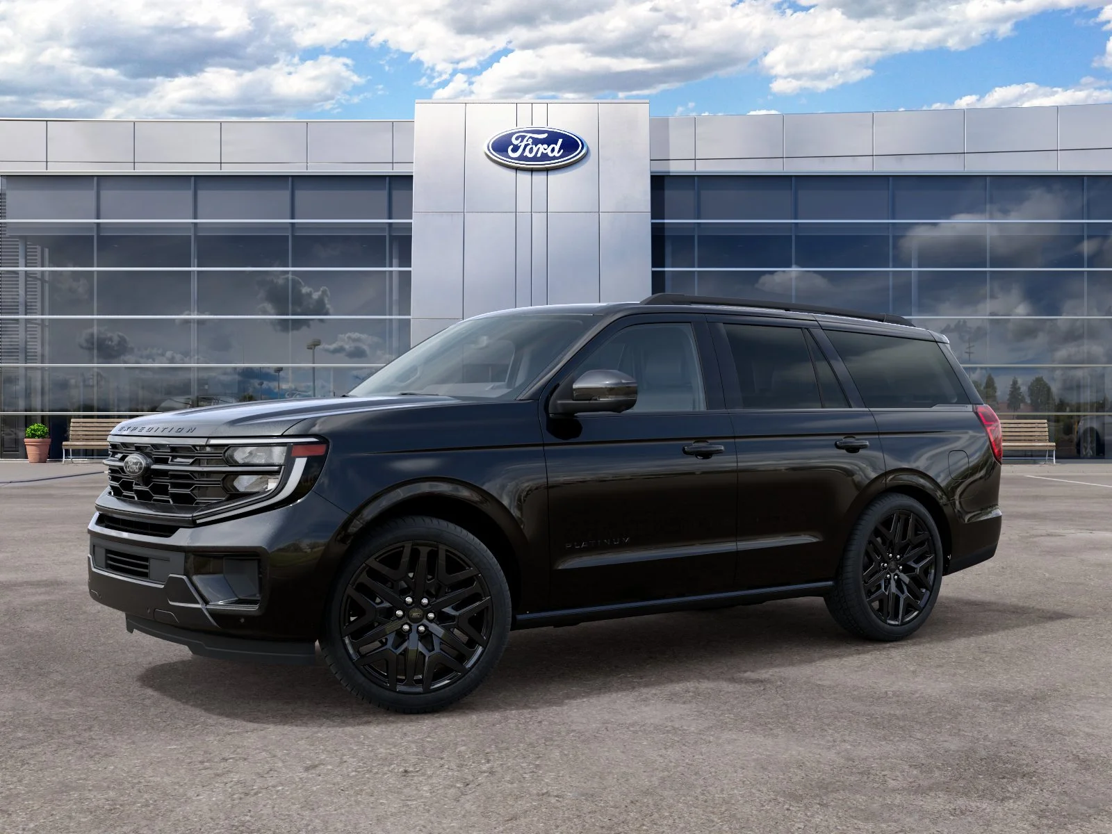 New 2027 Agate Black Metallic Ford Platinum image 24