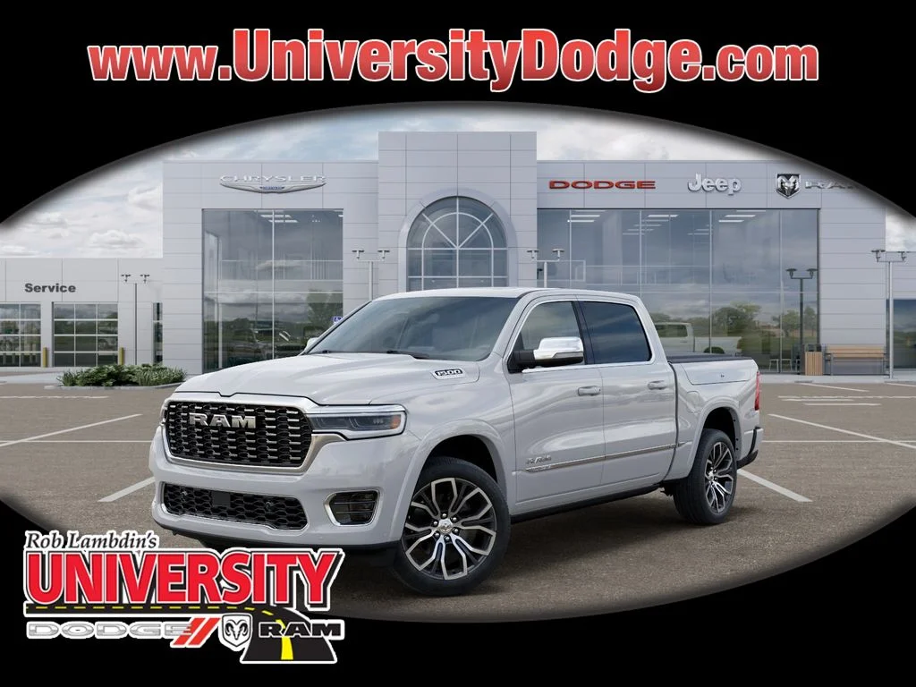 New 2026 Bright White Clear-Coat Exterior Paint RAM Tungsten image 1