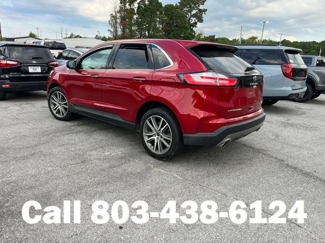 Used 2024 Rapid Red Metallic Tinted Clearcoat Ford Titanium image 3