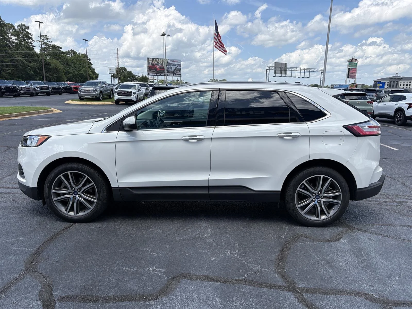 Used 2021 White Ford Titanium image 9