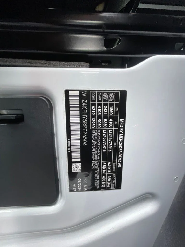 Used 2024 White Mercedes-Benz Passenger 144 WB image 26