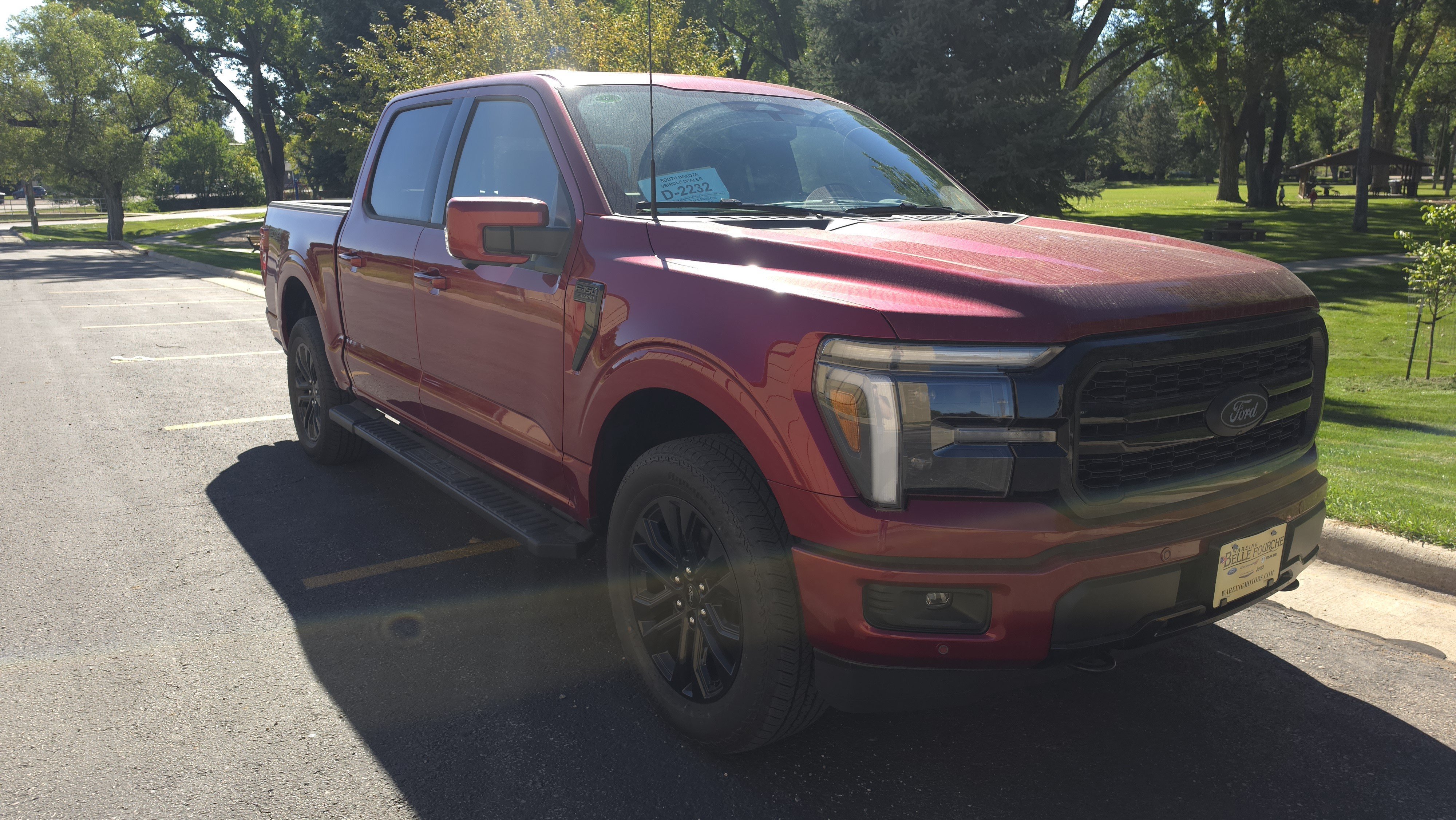 New 2026 Ruby Red Metallic Tinted Clearcoat Ford LARIAT image 8
