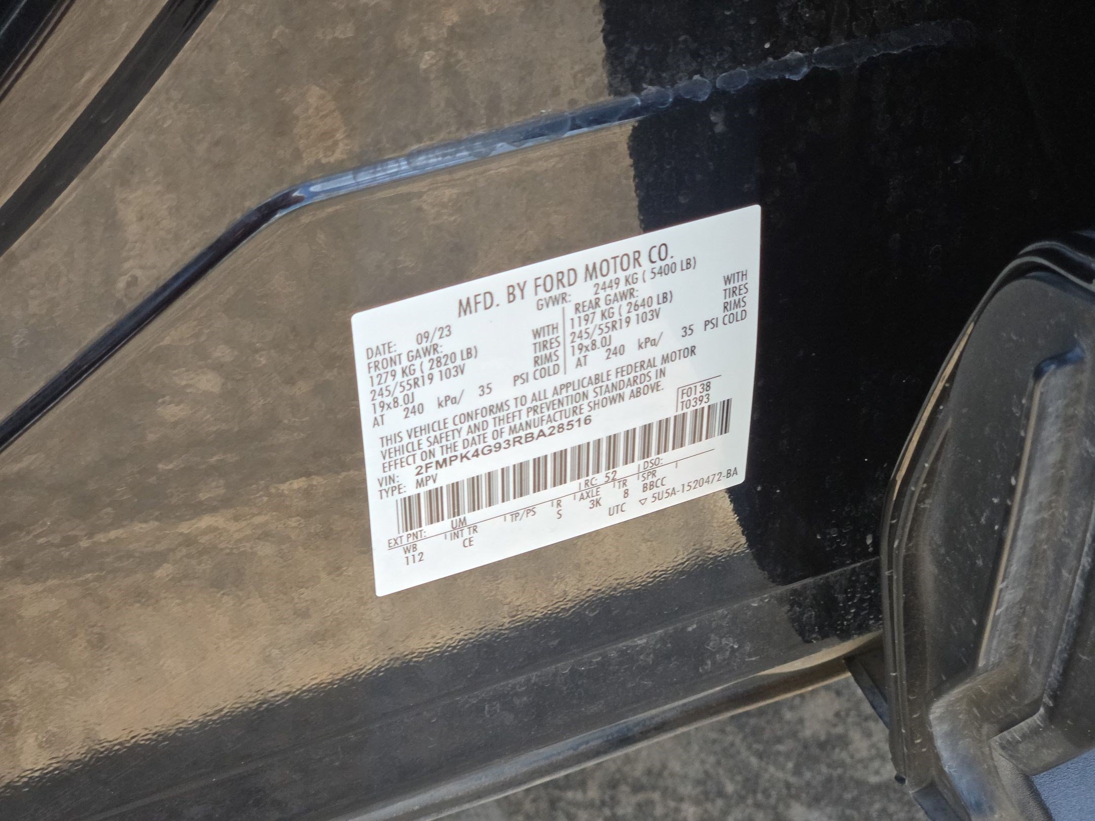 Used 2024 Blue Ford SE image 30