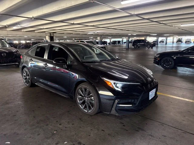 Used 2025 Black Toyota SE image 1