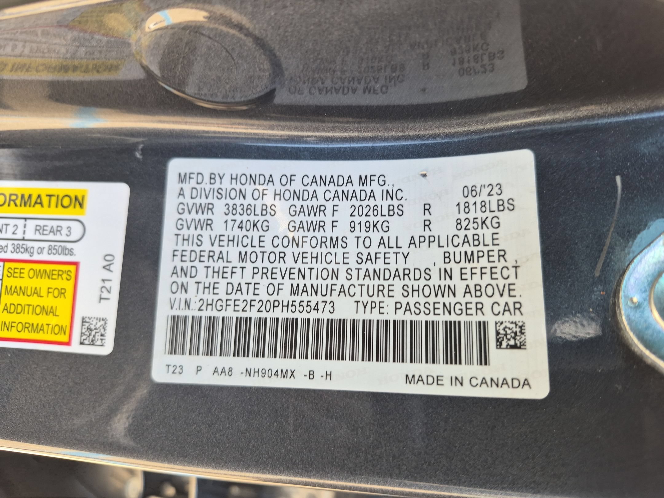 Certified Used 2023 Meteorite Honda LX image 32