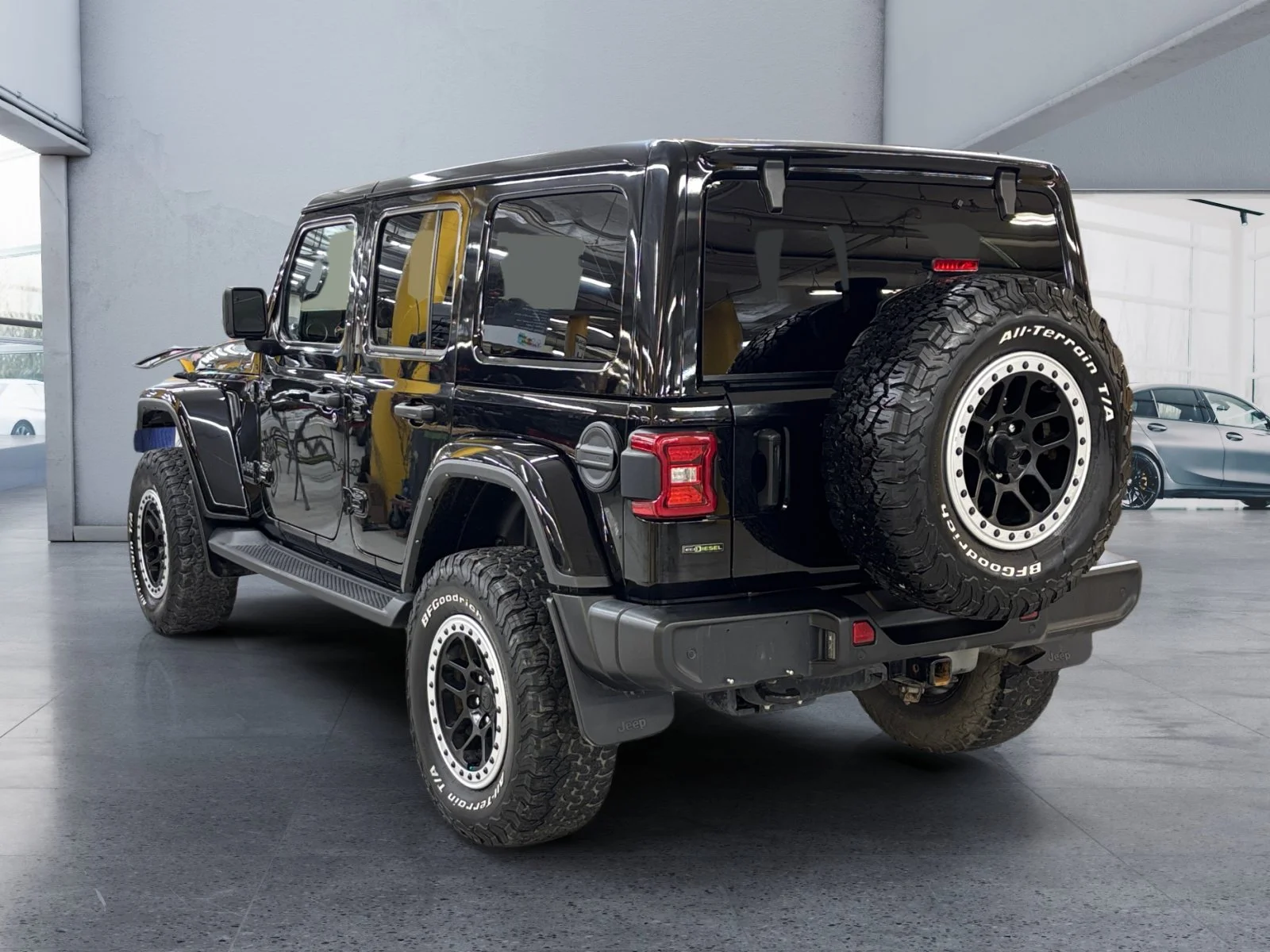 Used 2021 Black Jeep Unlimited Sahara 80th Anniversary image 3