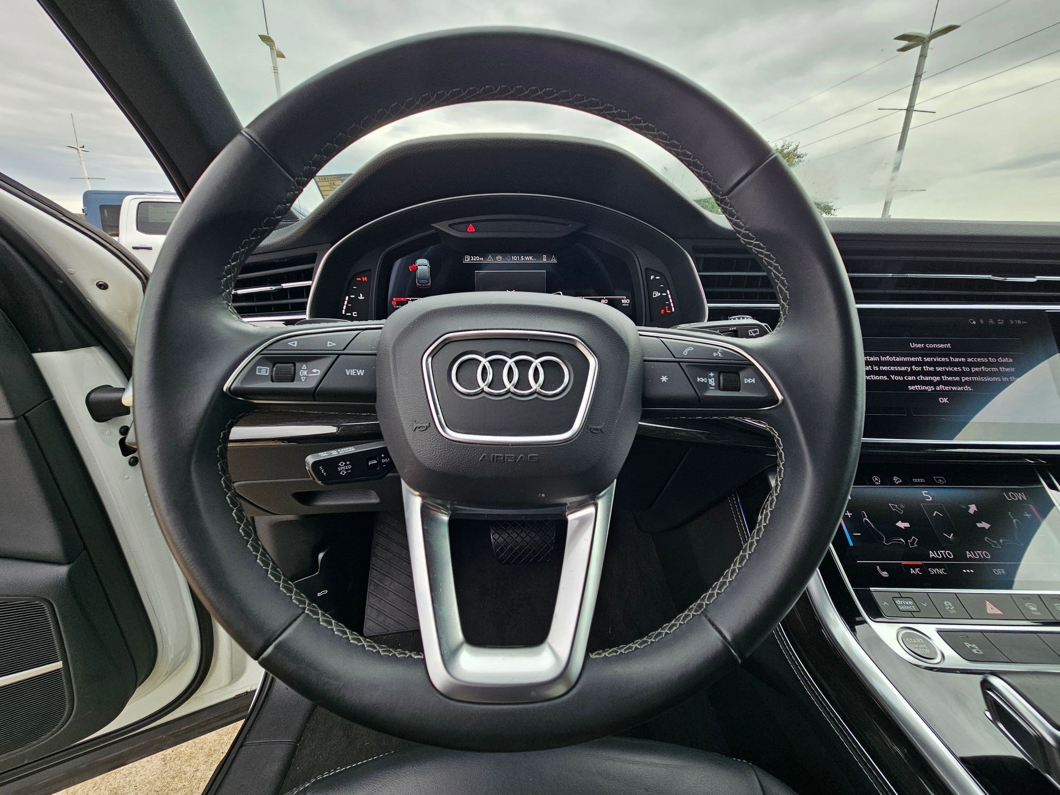 Certified Used 2025 Carrara White Audi 55 Premium Plus image 15