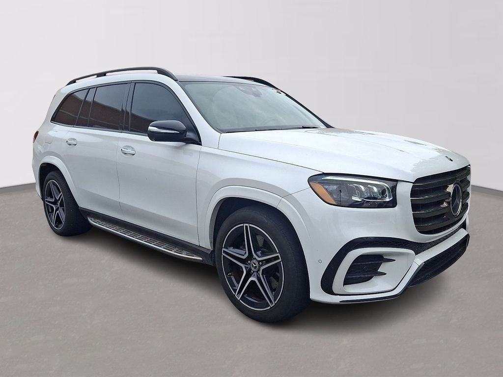 Certified Used 2024 MANUFAKTUR Moonlight White Metallic Mercedes-Benz GLS 450 image 3
