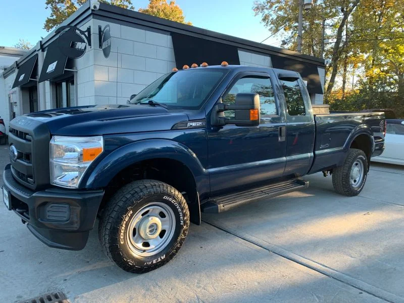 Used 2016 Blue Ford XL Pickup 4D 8 ft image 3