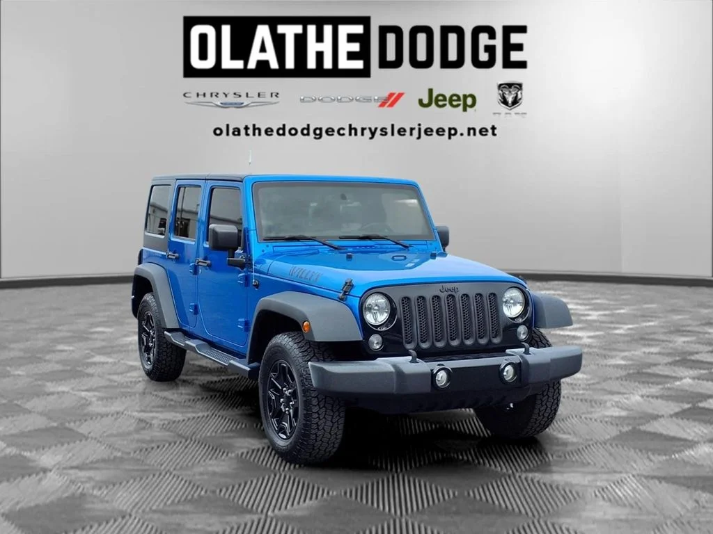 Used 2016 Blue Jeep Unlimited Sport image 29