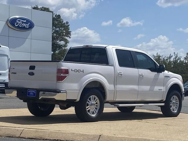 Used 2013 White Platinum Clearcoat Metallic Ford Lariat image 3