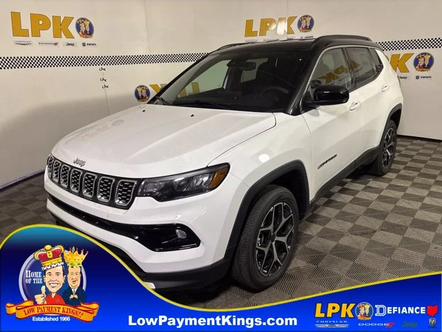 New 2026 Bright White Clear-Coat Exterior Paint Jeep Limited image 7