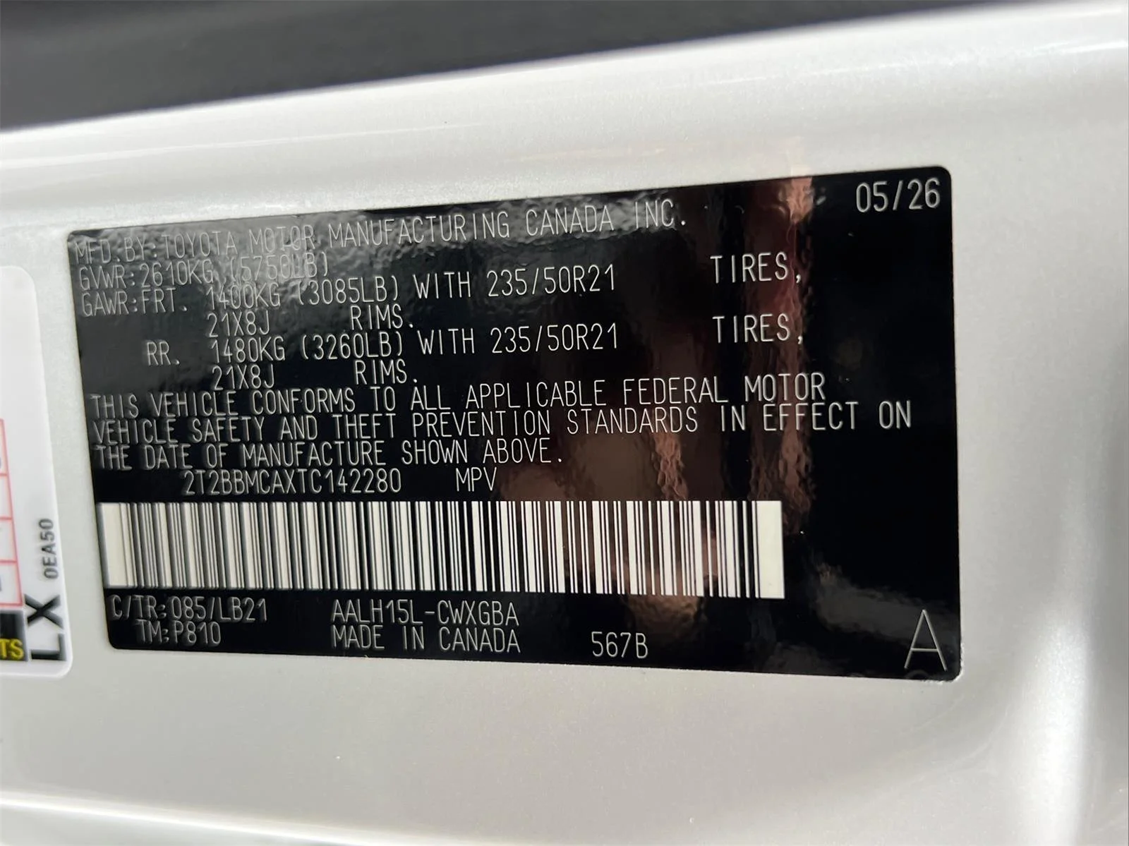 New 2026 Eminent White Pearl Lexus RX 350h Premium+ image 24