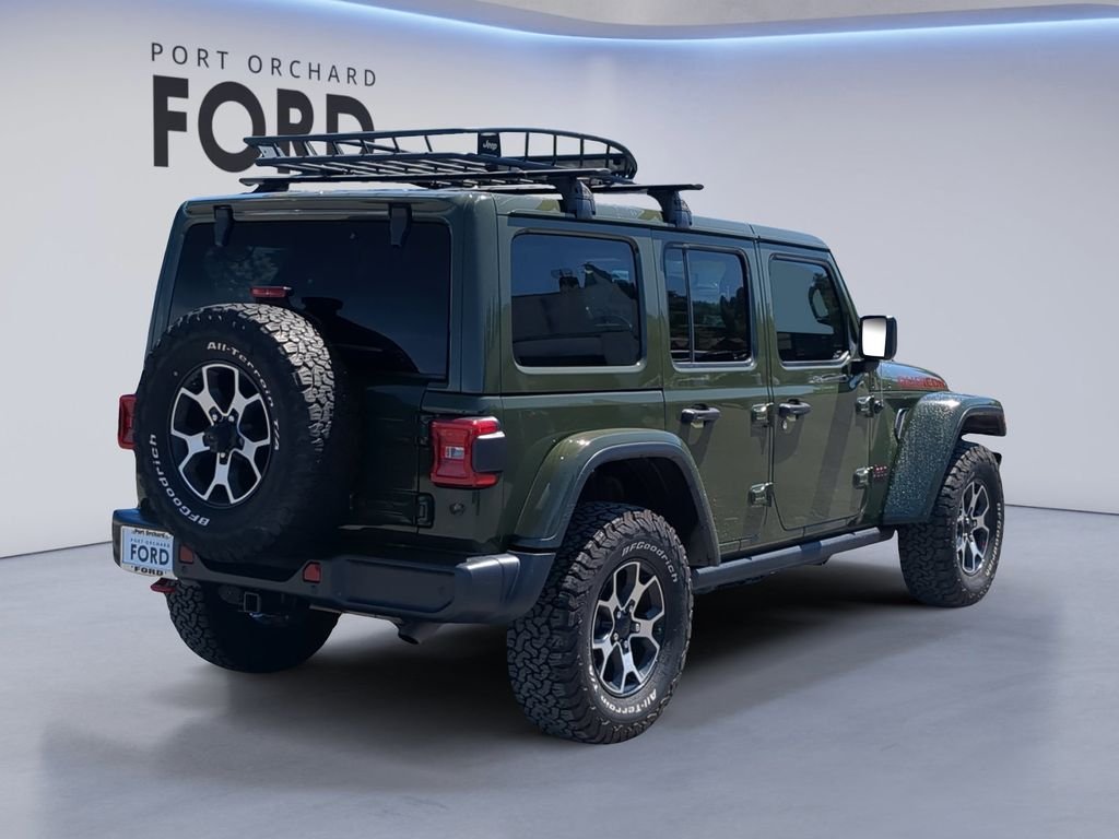 Used 2021 Green Jeep Unlimited Rubicon image 7