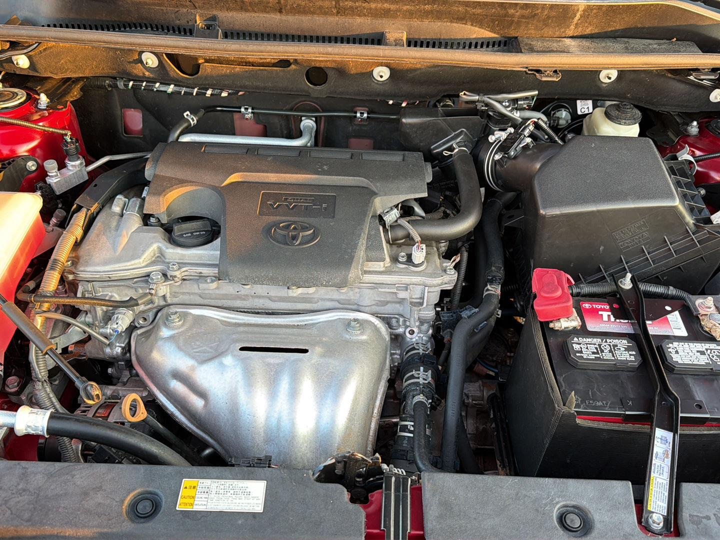Used 2018 Ruby Flare Pearl Toyota LE image 32