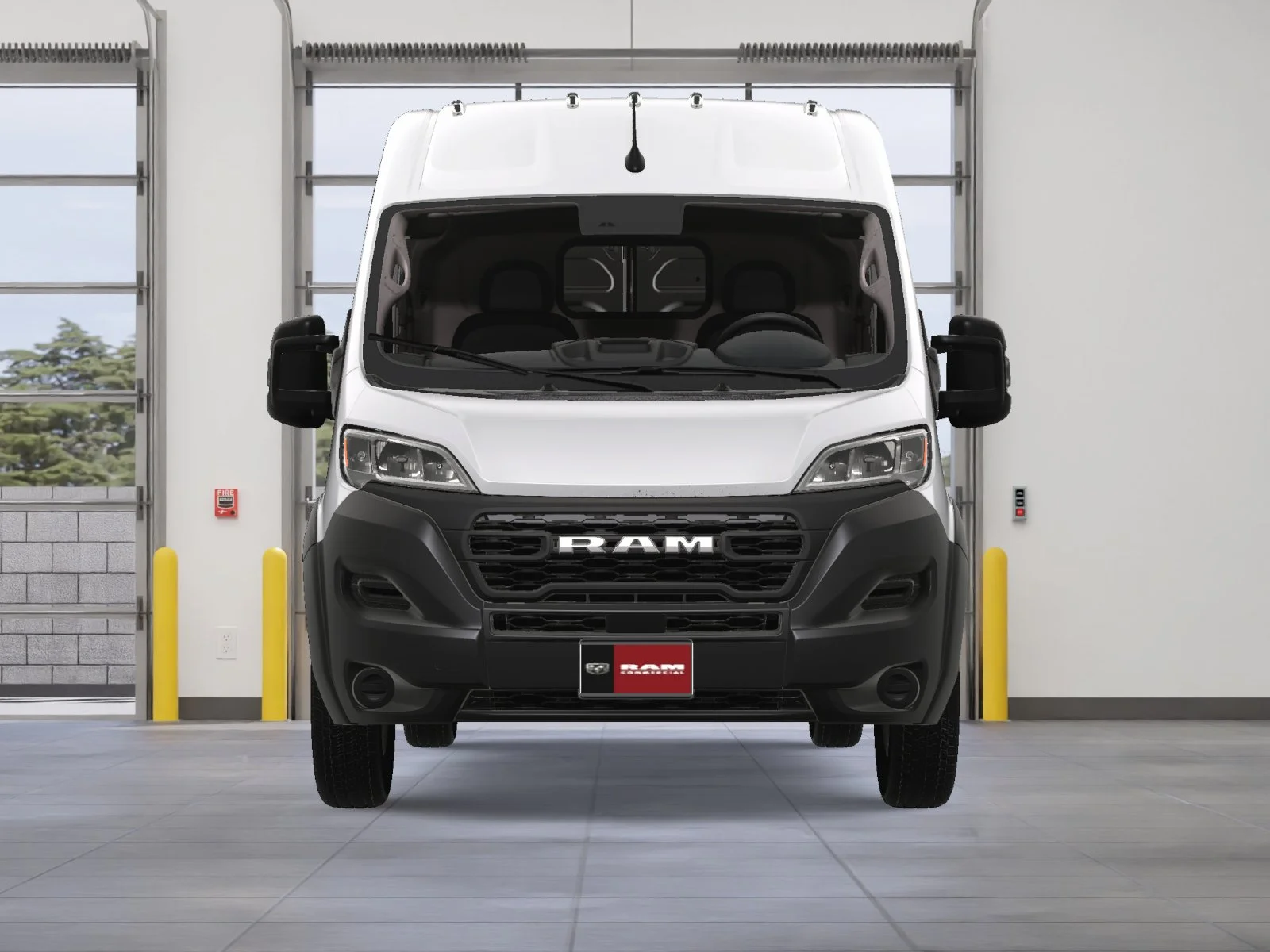 New 2024 Bright White Clearcoat RAM High Roof image 9