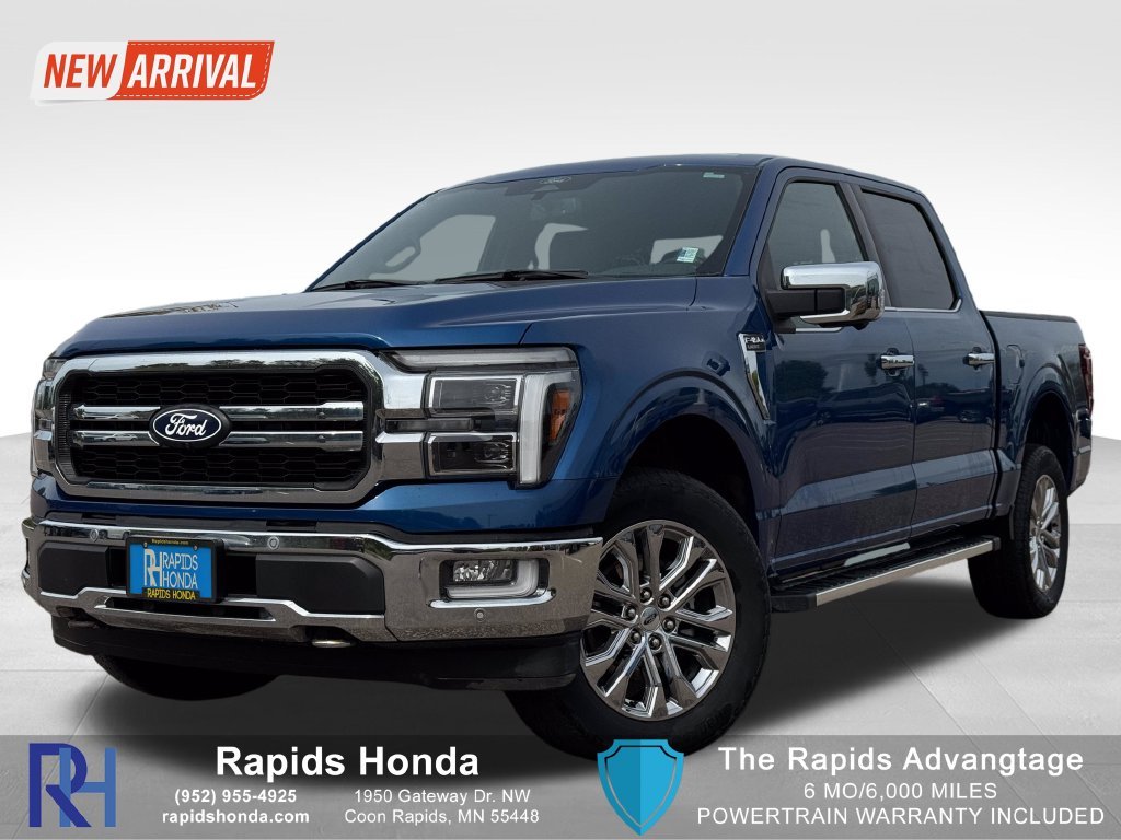 Used 2024 Atlas Blue Metallic Ford Lariat image 1