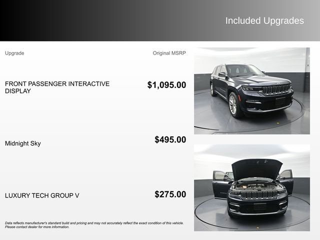 Used 2022 Black Jeep Summit Reserve 4xe image 4