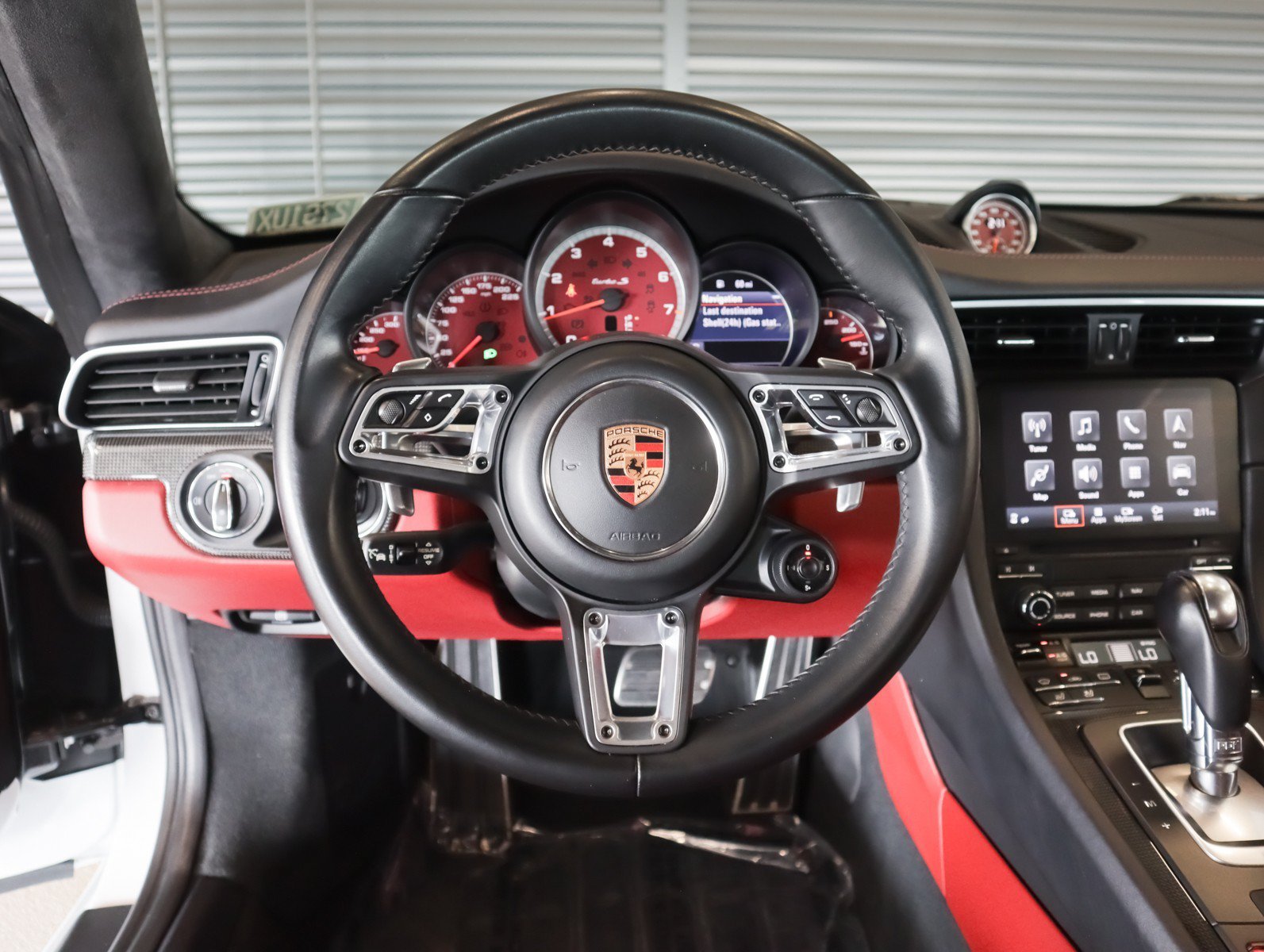 Certified Used 2019 Carrara White Metallic Porsche Turbo S image 15