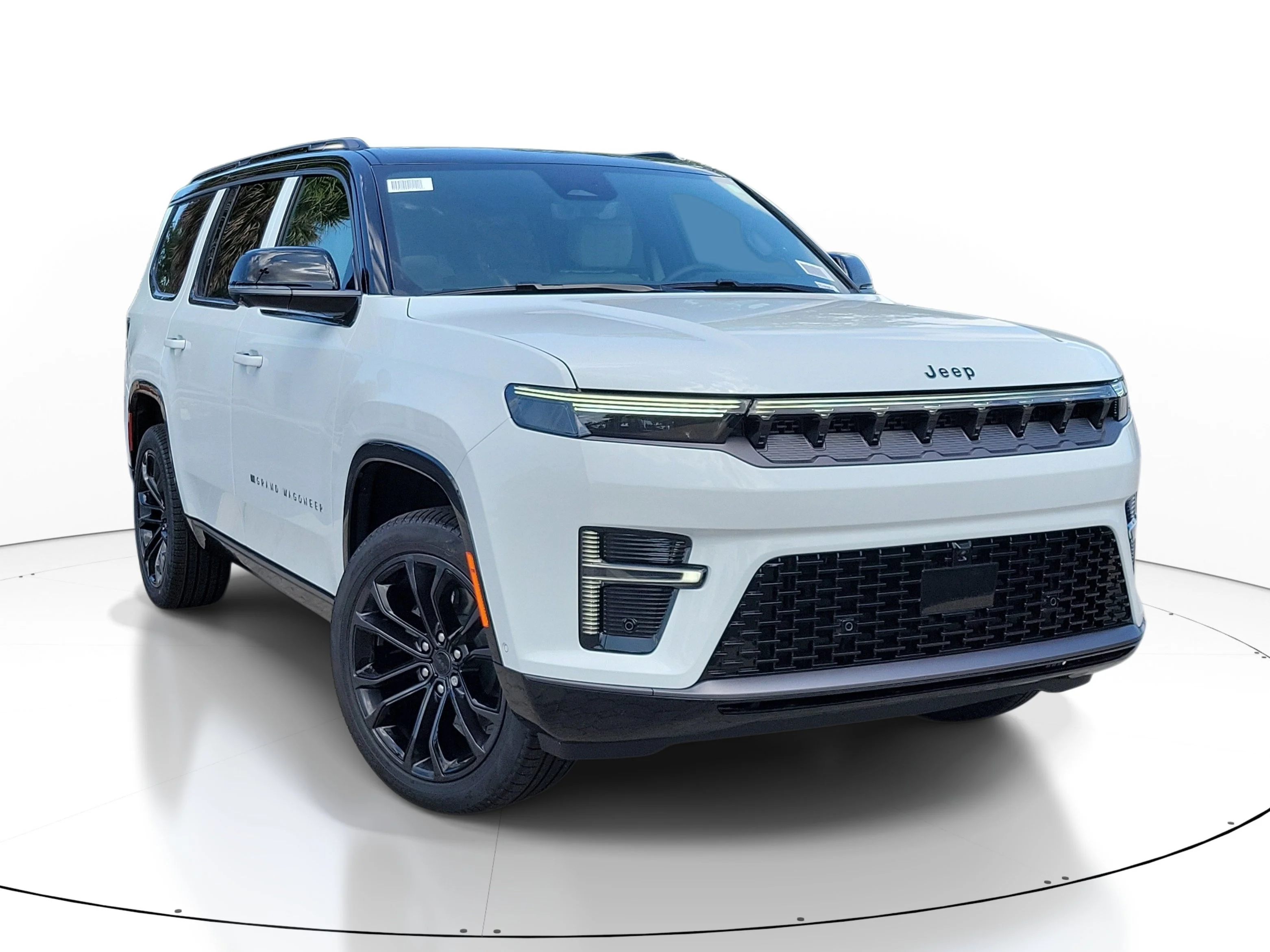 New 2026 Bright White Clearcoat Jeep Summit Obsidian image 1
