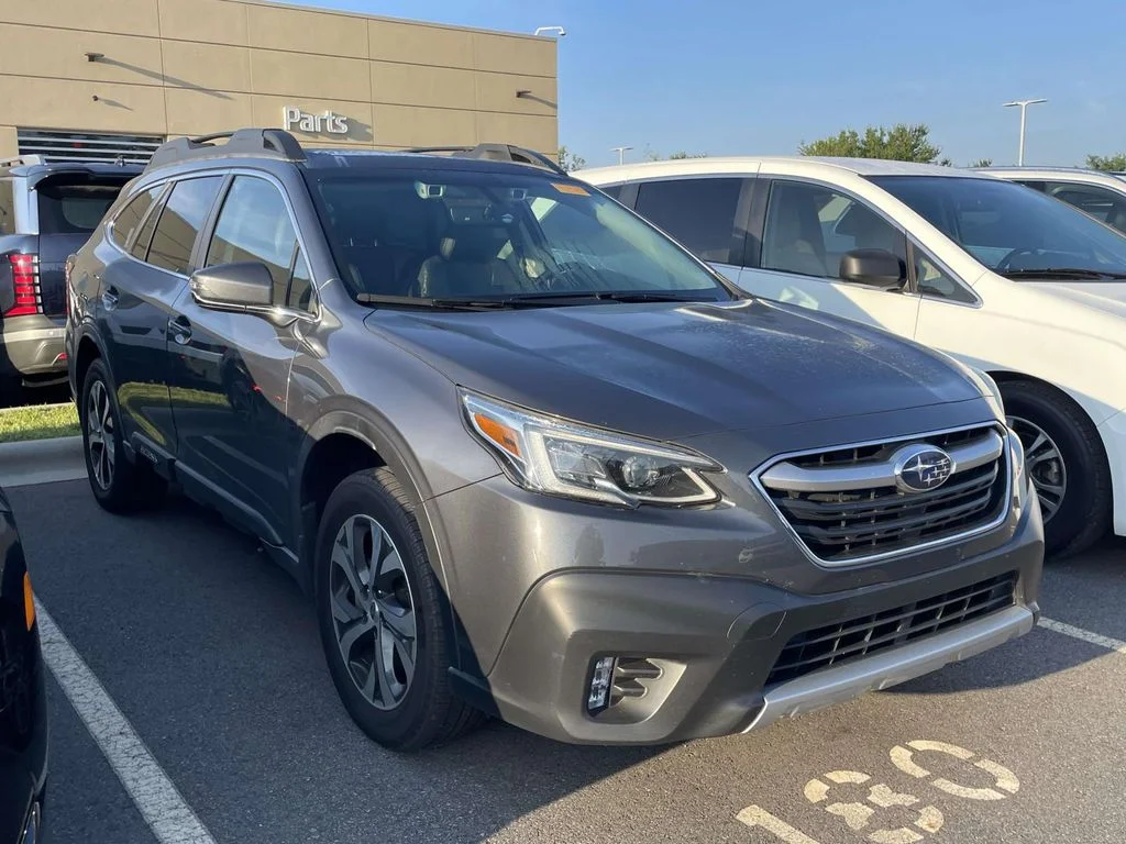Used 2021 Magnetite Gray Metallic Subaru Limited XT image 1