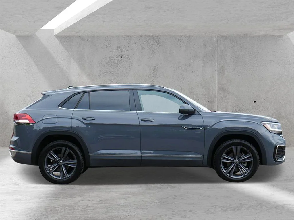 Certified 2021 Volkswagen Atlas Cross Sport SE w/Tech R-Line with VIN 1V2RE2CA1MC236345 for sale in White Bear Lake, Minnesota